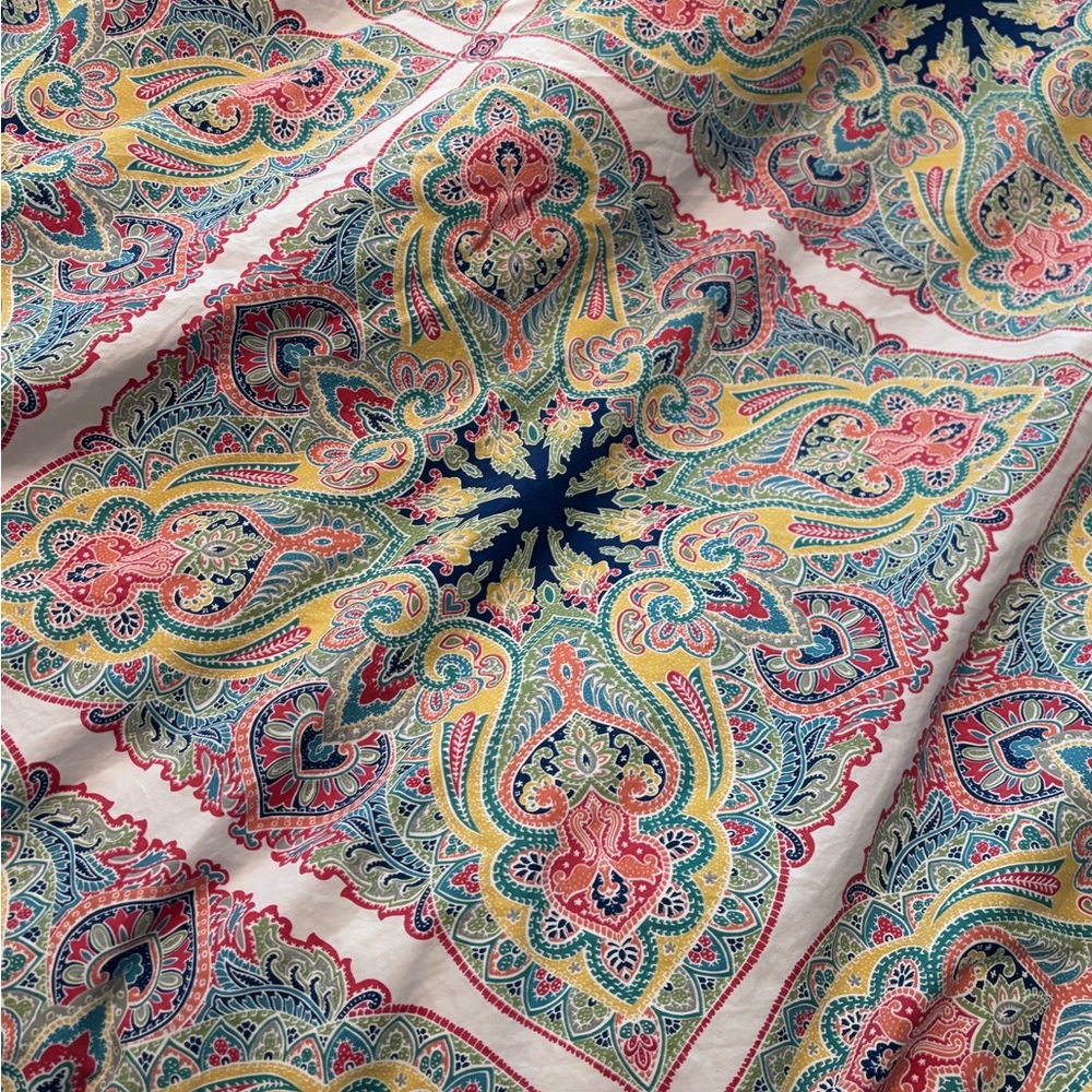 Pottery barn PENELOPE MEDALLION duvet and shams